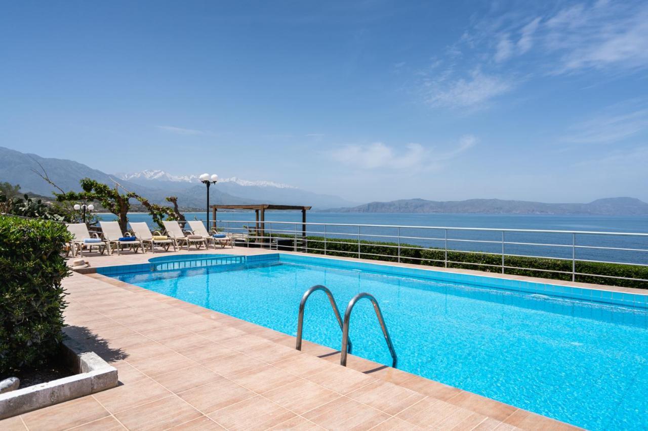 Beachfront Family Villa Katerina With Private Pool, Playground, Bbq & Amazing Sea Views! Petres  エクステリア 写真