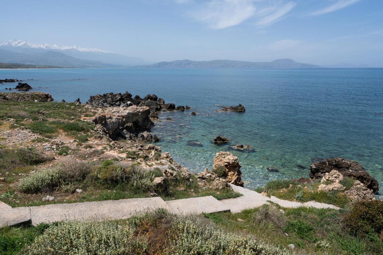 Beachfront Family Villa Katerina With Private Pool, Playground, Bbq & Amazing Sea Views! Petres  エクステリア 写真
