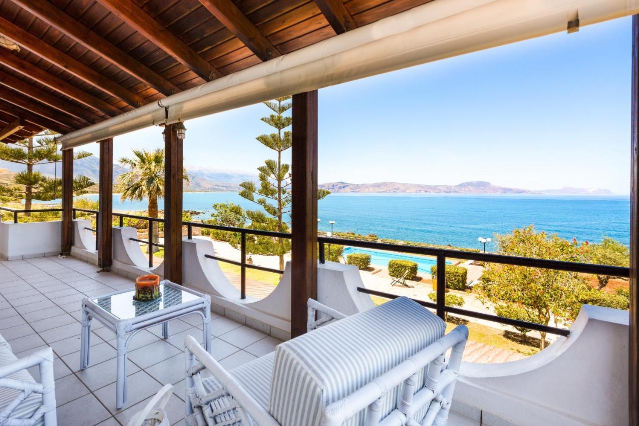 Beachfront Family Villa Katerina With Private Pool, Playground, Bbq & Amazing Sea Views! Petres  エクステリア 写真